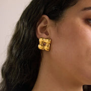 stylish gold earrings for girls
