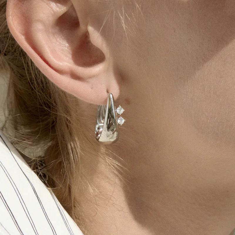 surgical stainless steel hoop earrings