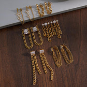 tassel chain earrings