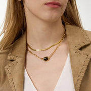 tiger eye bead necklace