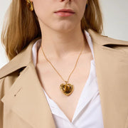 tiny heart necklace