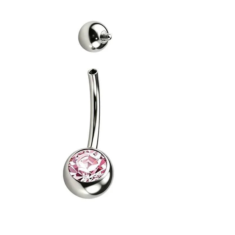 titanium belly jewelry