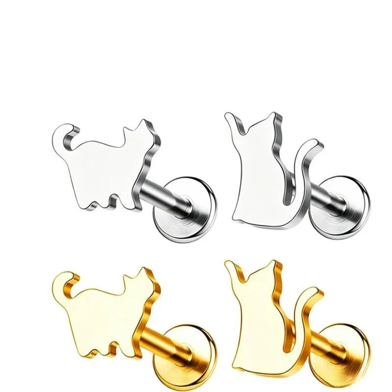 titanium labret piercing jewelry