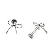 titanium labret stud