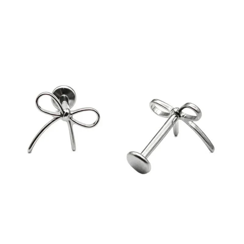 titanium labret stud