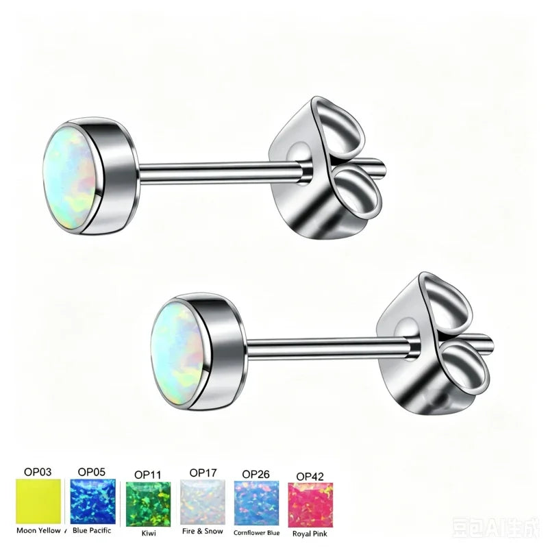titanium piercing earrings