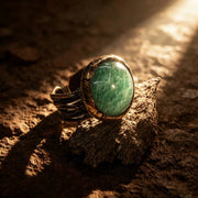 turquoise gemstone engagement ring
