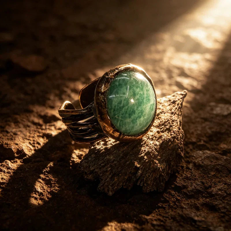 turquoise gemstone engagement ring
