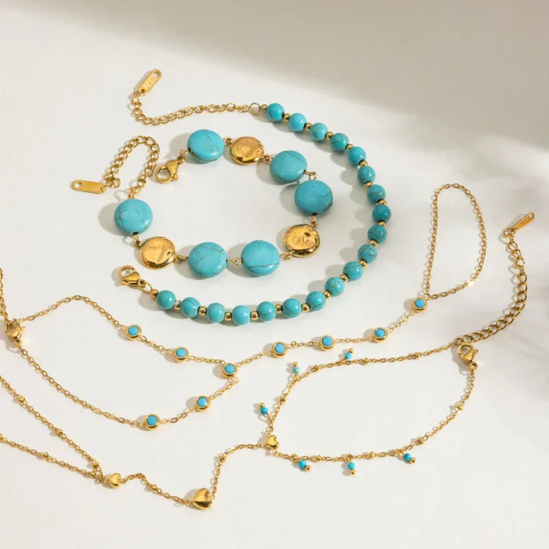turquoise jewelry set