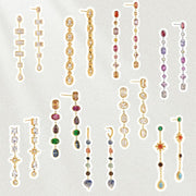 very long earrings for girls