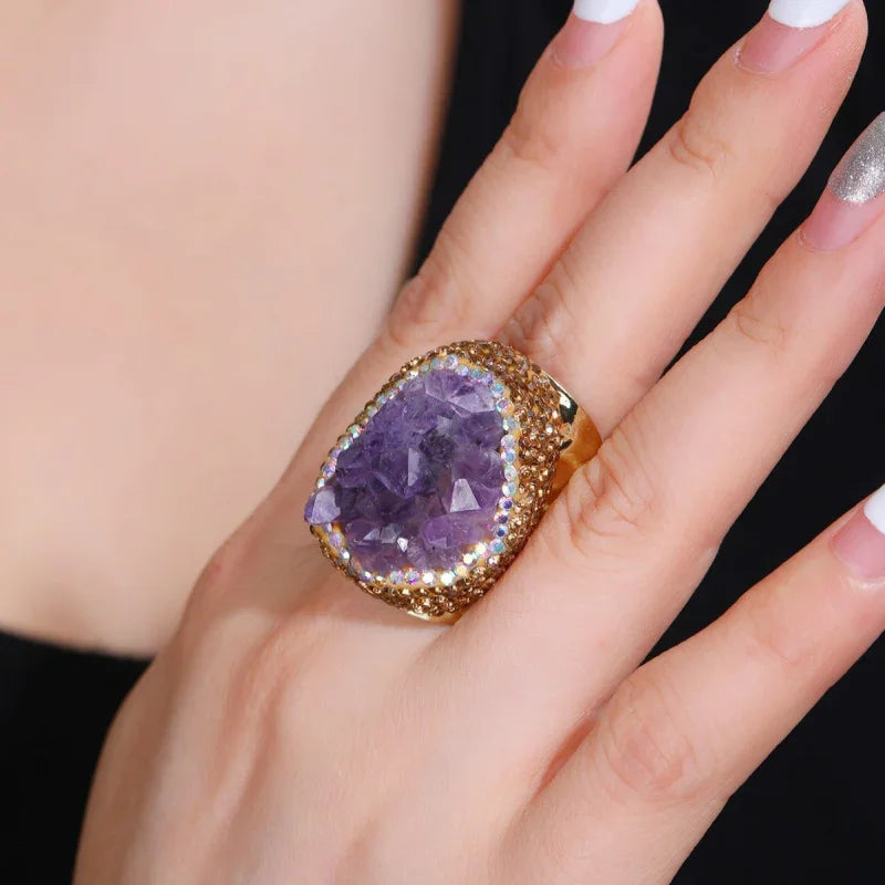 vintage amethyst ring