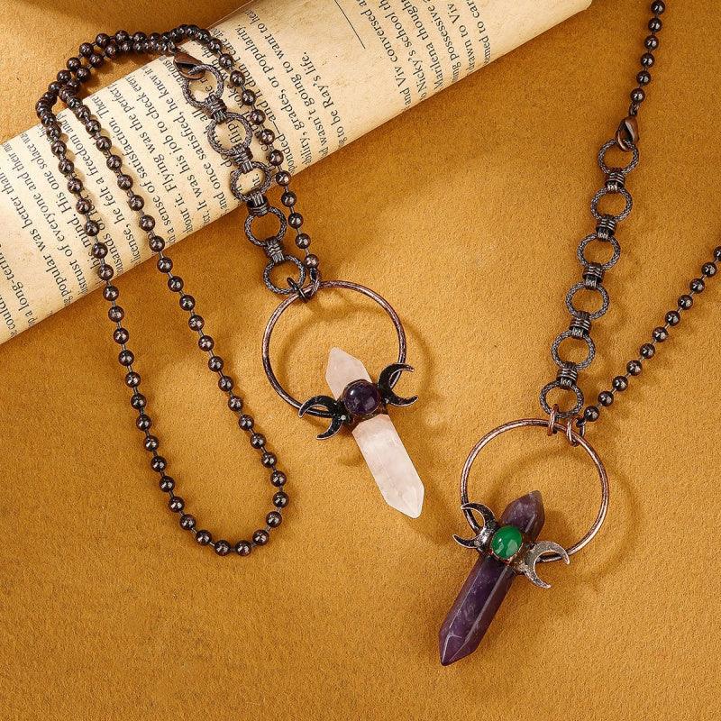 vintage gold cross necklace