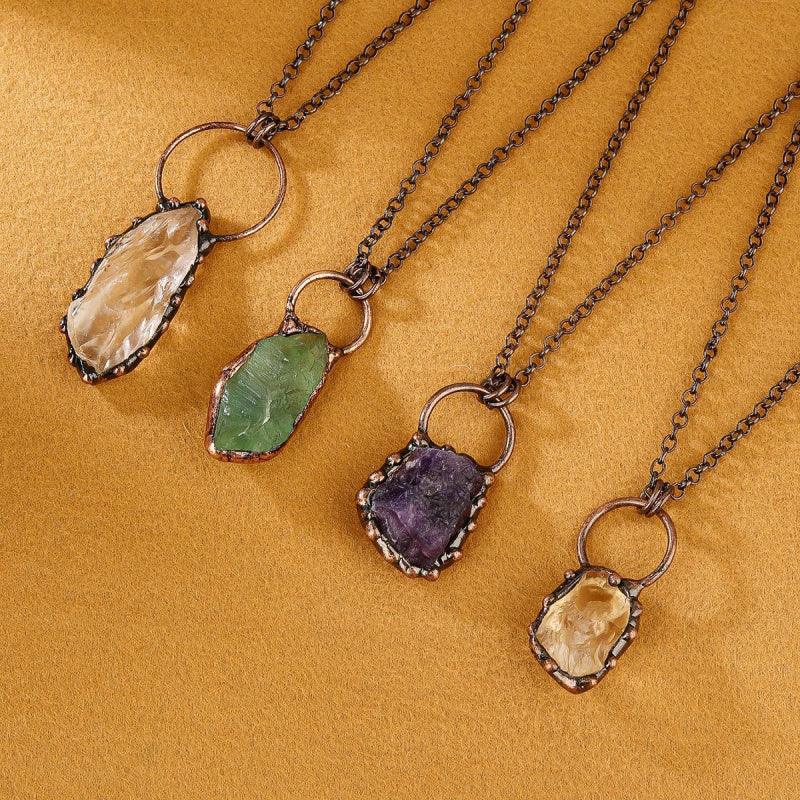 vintage paste necklace