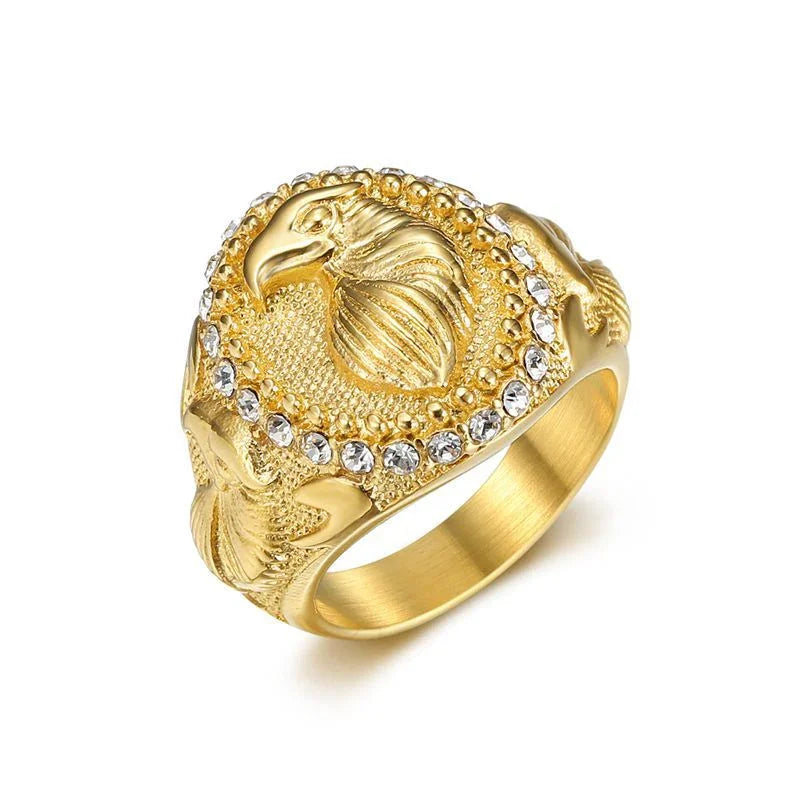 wedding rings with engagement