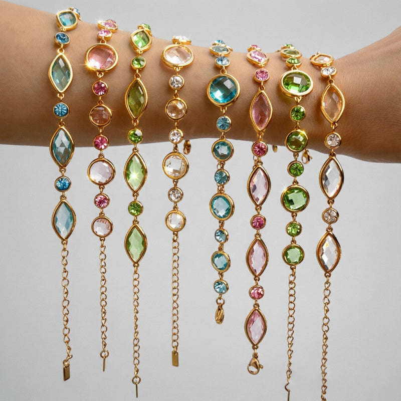 women's crystal bracelets