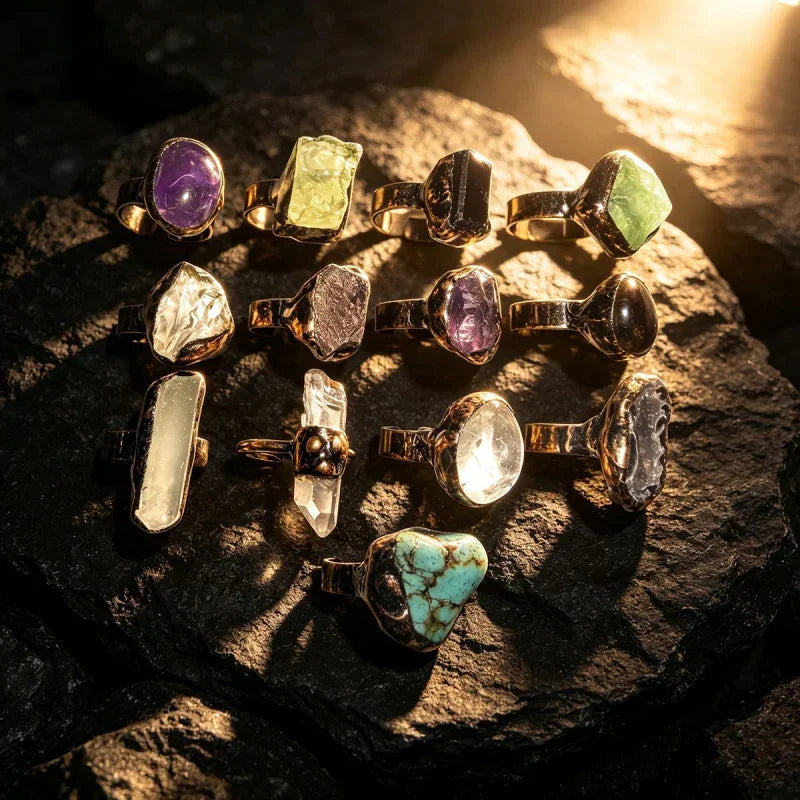 women's crystal ring