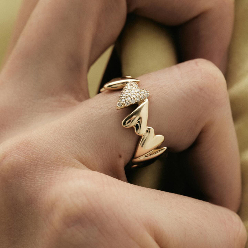 womens cubic zirconia rings