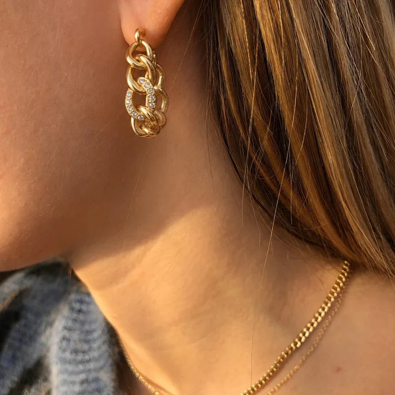 womens large hoop earrings