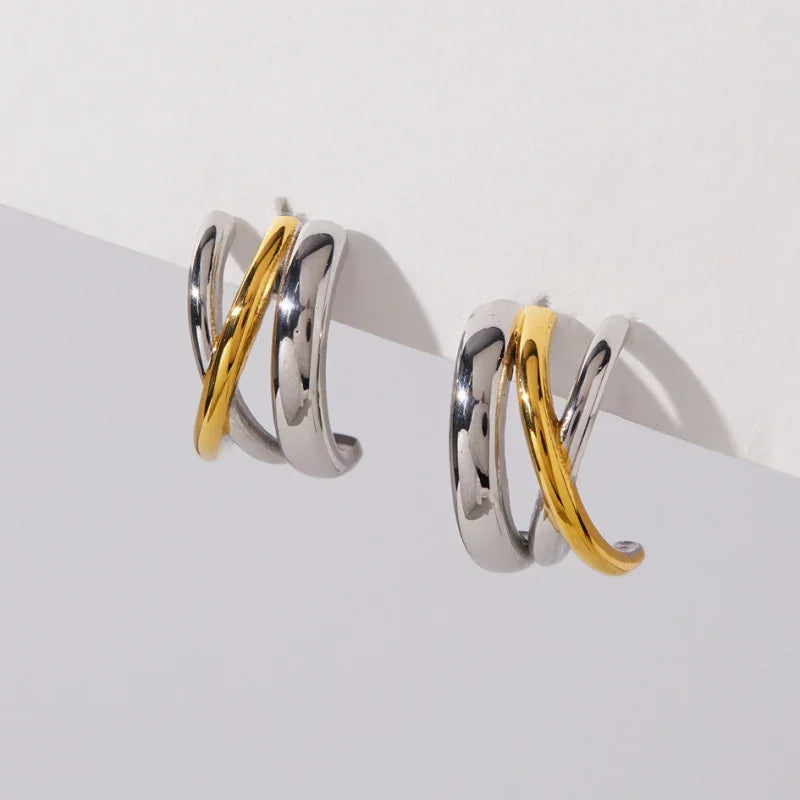 womens silver stud earrings