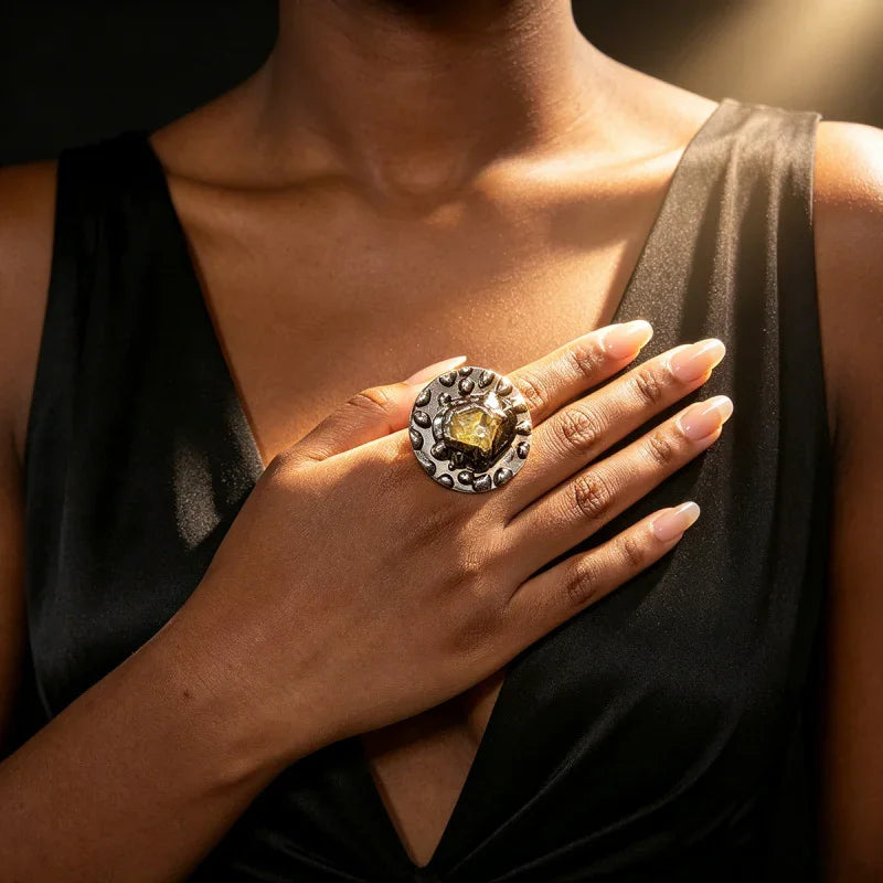 yellow gemstone engagement rings