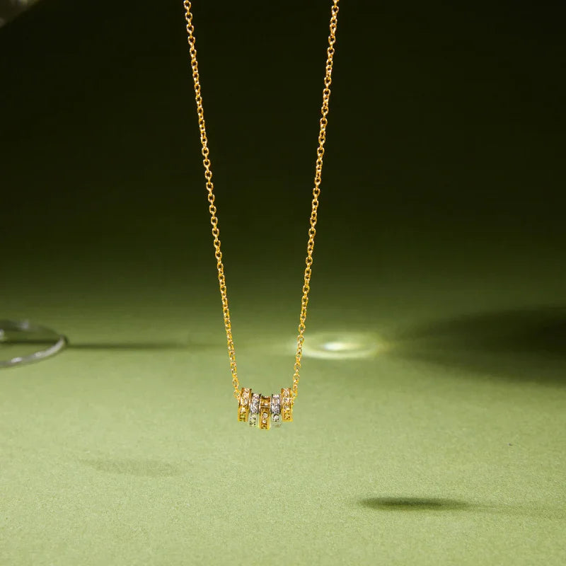 zirconia necklace